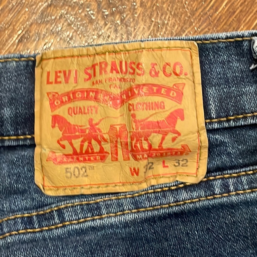 Levi 502 taper with flex